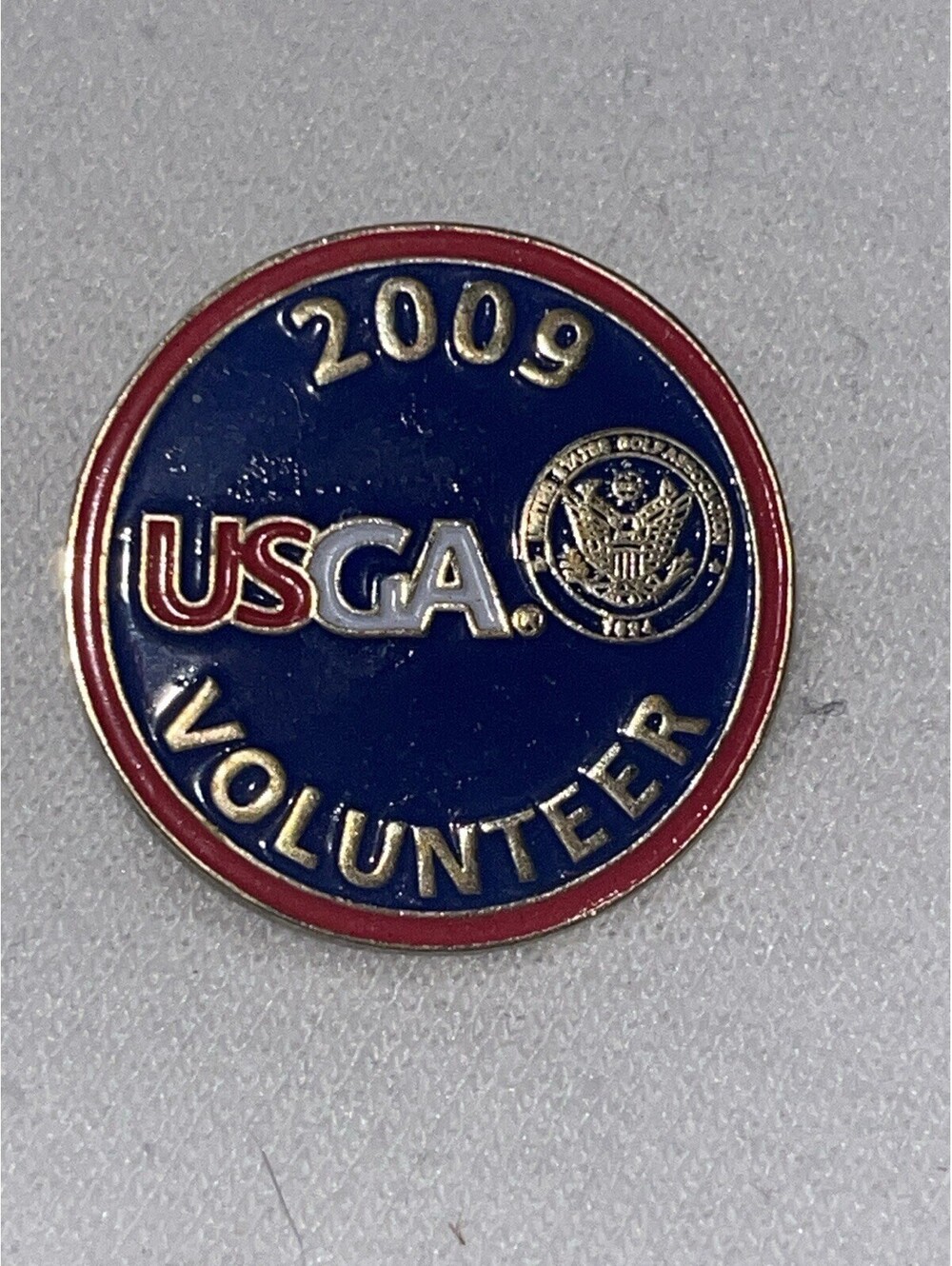 2009 USGA Volunteer Lapel Pin United States Golf Association Enamel Golf Badge